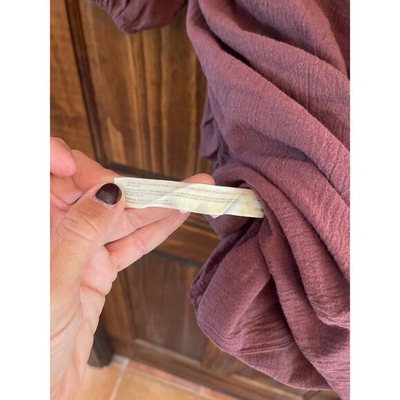 Free People The Only One ruched tie back mini dress Small - Picture 5 of 6